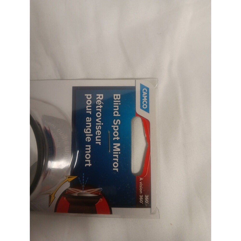 Camco Blind Spot Mirrors 1.75in Round 360 Degree 2 pack 25593 - Picture 2 of 3